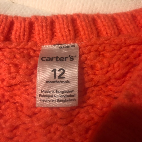 12 month carters sweater lot - Picture 4 of 4
